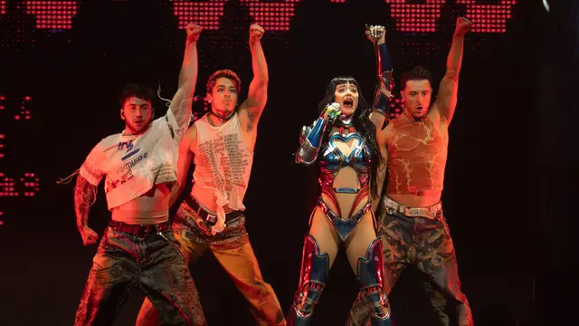 Katy Perry en su concierto en Sydney