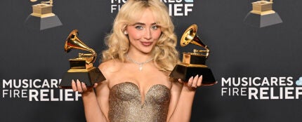 Sabrina Carpenter, en los Premios Grammy 2025.