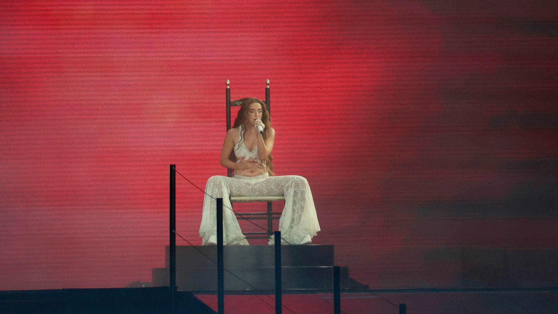 Lola Índigo en el concierto del esstadio Metropolitano