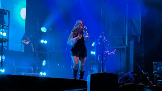 Leire Mart&iacute;nez en su primer concierto en solitario en Le&oacute;n