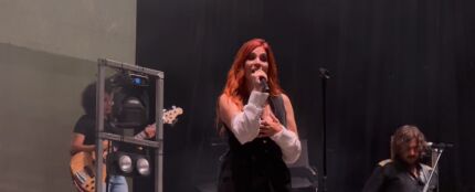 Leire Martínez en su concierto en León con Europa FM