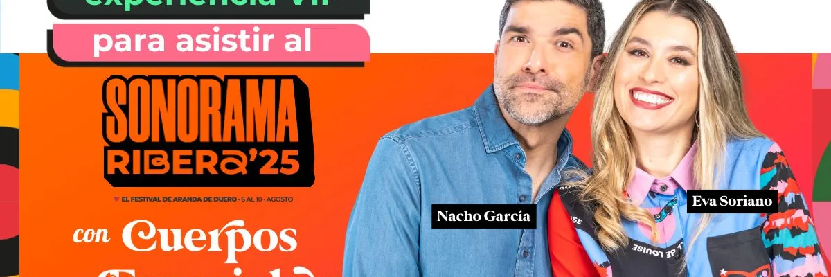 'Sonorama regala una experiencia VIP para dos oyentes de Cuerpos especiales' 'Sonorama regala una experiencia VIP para dos oyentes de Cuerpos especiales'