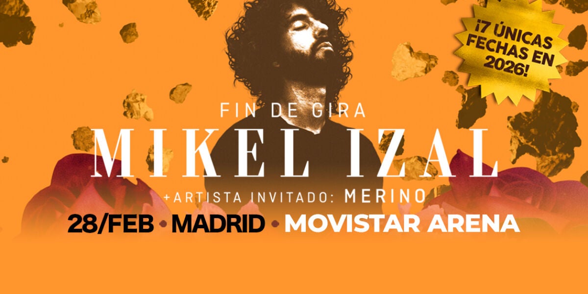 Mikel Izal actuará el 28 de febrero de 2026 en Madrid