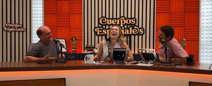 Pepe Viyuela con Eva Soriano y Nacho García en Cuerpos especiales
