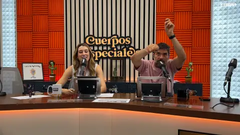 Eva Soriano y Nacho García en Cuerpos especiales Eva Soriano y Nacho García en Cuerpos especiales