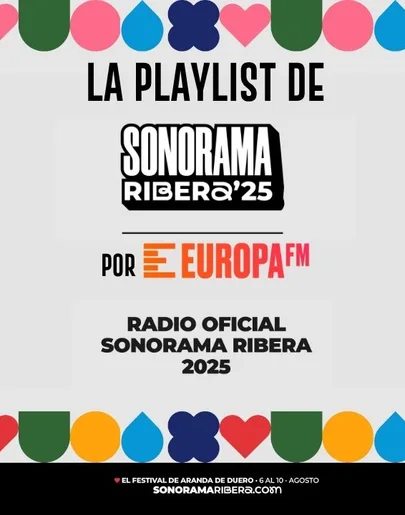 Playlist Sonorama Ribera by Europa FM: canciones imprescindibles Playlist Sonorama Ribera by Europa FM: canciones imprescindibles