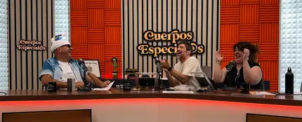 Florentino Fernández con Nacho García y Lala Chus en Cuerpos especiales Florentino Fernández con Nacho García y Lala Chus en Cuerpos especiales