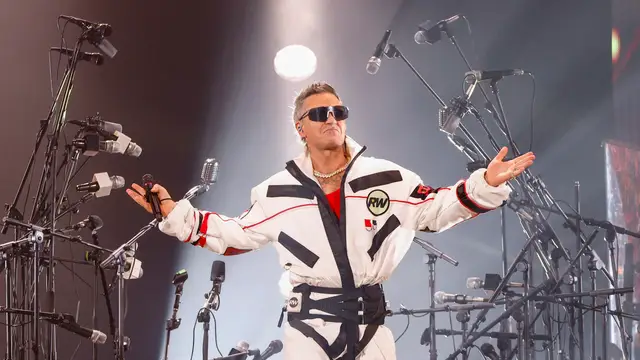 Robbie Williams en el RCDE Stadium de Cornellá