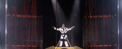 Robbie Williams, en el concierto del 5 de julio en Barcelona.