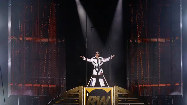 Robbie Williams, en el concierto del 5 de julio en Barcelona.