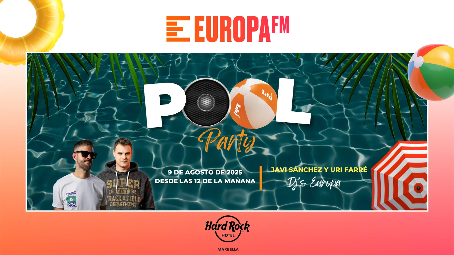 Pool Party Europa FM 09.08.2025 Pool Party Europa FM 09.08.2025