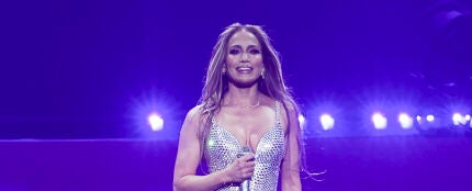 Jennifer Lopez en su concierto en el Movistar Arena de Madrid