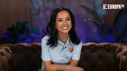 Becky G en su entrevista con Europa FM Becky G en su entrevista con Europa FM