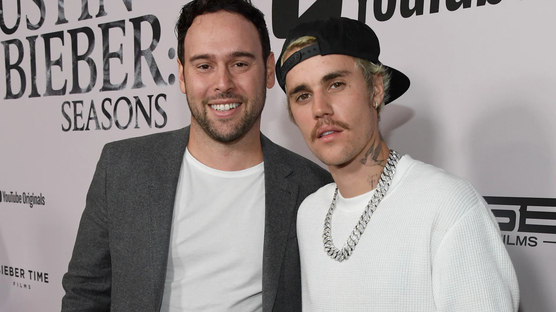 Scooter Braun y Justin Bieber asisten a YouTube Originals Scooter Braun y Justin Bieber asisten a YouTube Originals