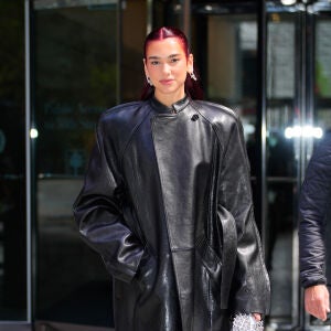 Dua Lipa pelo rojo