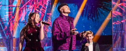 Kapo canta ‘Uwaie’ junto a Geraldine y Lucas y pone en pie el plató de La Voz Kids Kapo canta ‘Uwaie’ junto a Geraldine y Lucas y pone en pie el plató de La Voz Kids