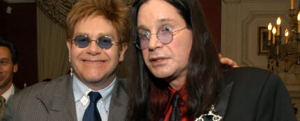 Elton John y Ozzy Osbourne en 2003