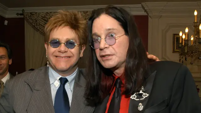 Elton John y Ozzy Osbourne en 2003