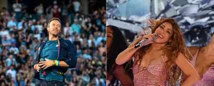 Chris Martin, vocalista de Coldplay, homenajea a Shakira en su último concierto en Miami Chris Martin, vocalista de Coldplay, homenajea a Shakira en su último concierto en Miami