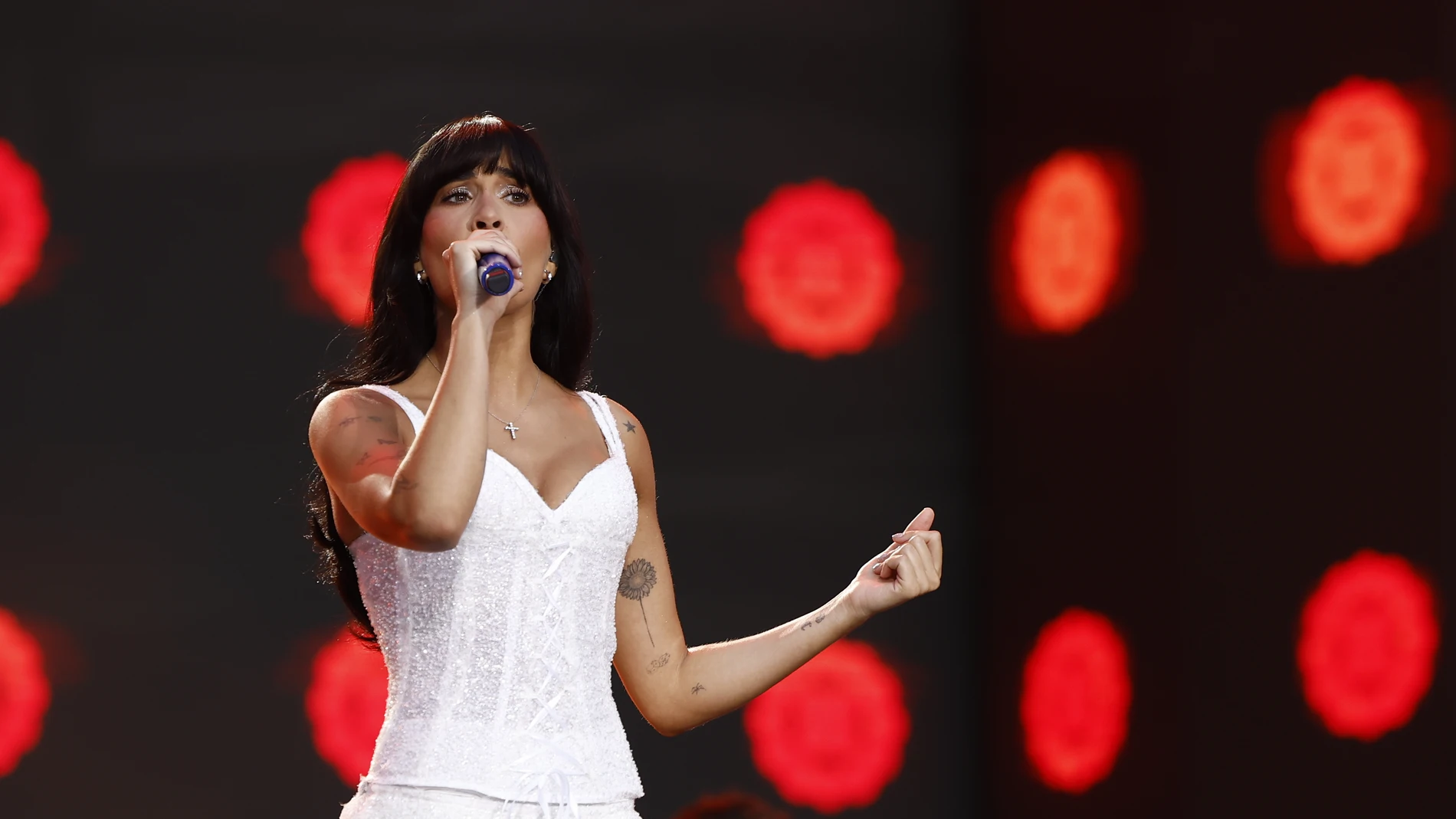 Aitana, en su segundo concierto en el estadio Metropolitano de Madrid. Aitana, en su segundo concierto en el estadio Metropolitano de Madrid.