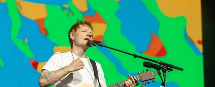 Ed Sheeran en concierto en Coachella Ed Sheeran en concierto en Coachella
