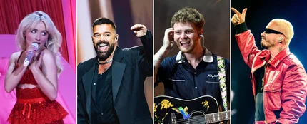 Sabrina Carpenter, Ricky Martin, Alex Warren y J Balvin durante sus conciertos. Sabrina Carpenter, Ricky Martin, Alex Warren y J Balvin durante sus conciertos.
