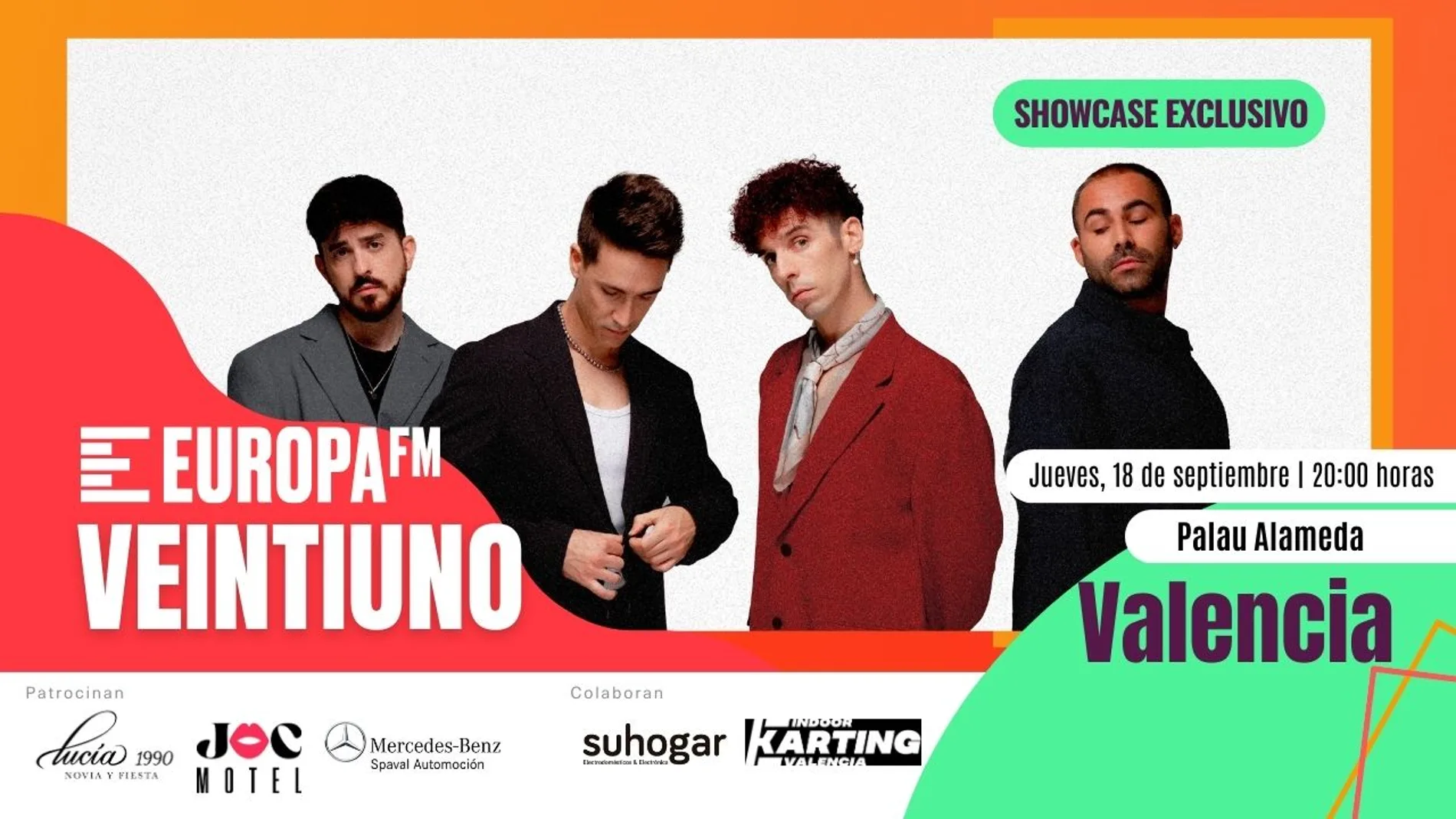 Apúntate al showcase exclusivo de Veintiuno en Valencia Apúntate al showcase exclusivo de Veintiuno en Valencia