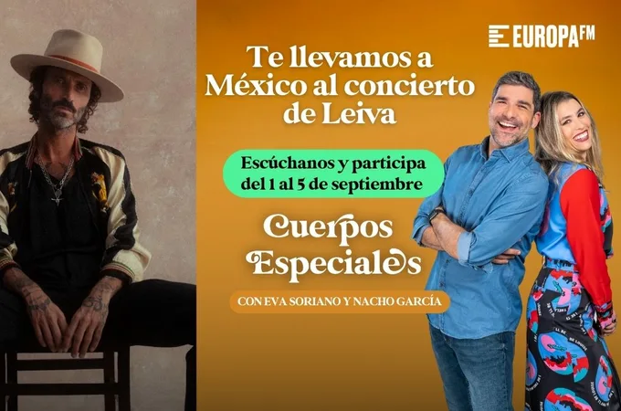 'Cuerpos especiales' te lleva al concierto de Leiva en Ciudad de México 'Cuerpos especiales' te lleva al concierto de Leiva en Ciudad de México