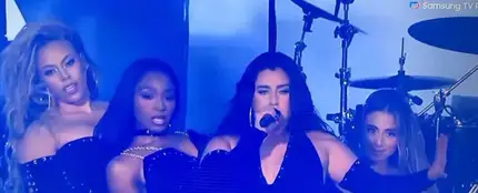 El regreso de Fifth Harmony durante el concierto de Jonas Brothers. El regreso de Fifth Harmony durante el concierto de Jonas Brothers.