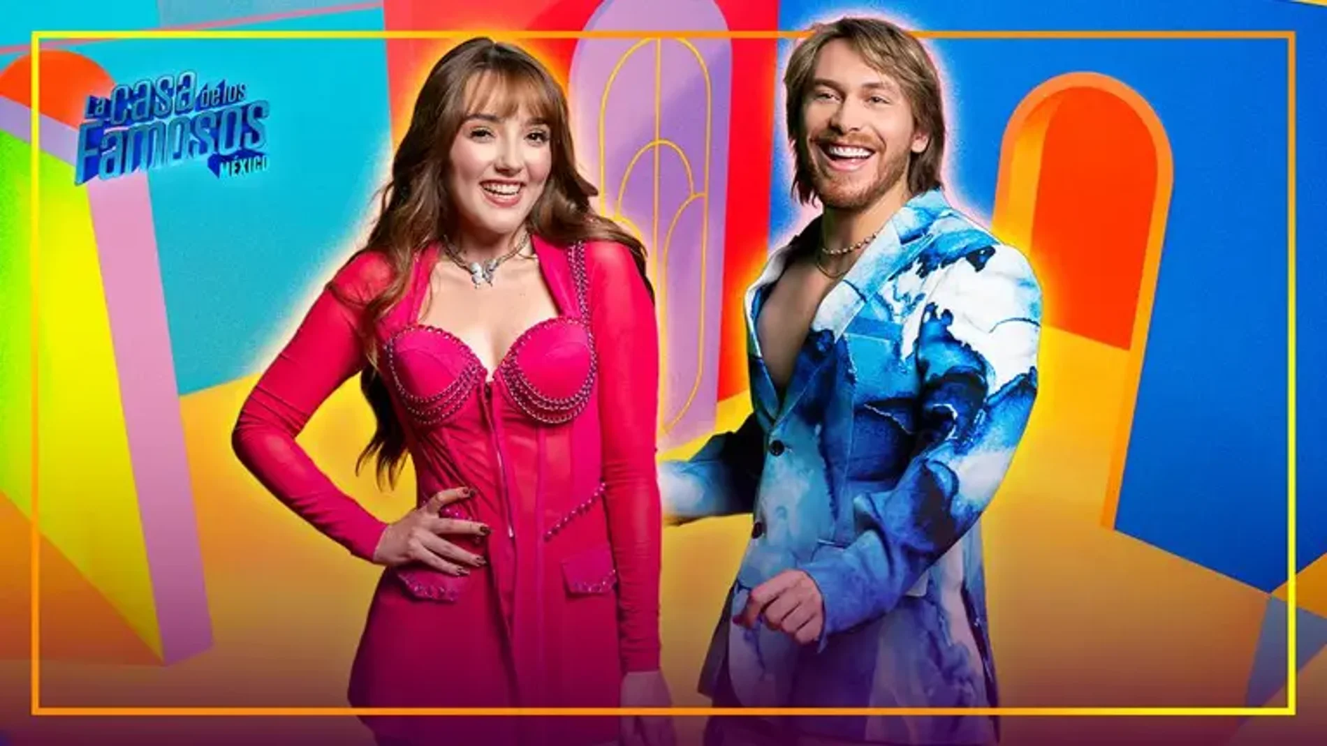 Aldo de Nigris y Elaine Haro, concursantes de 'La casa de los famosos' Aldo de Nigris y Elaine Haro, concursantes de 'La casa de los famosos'