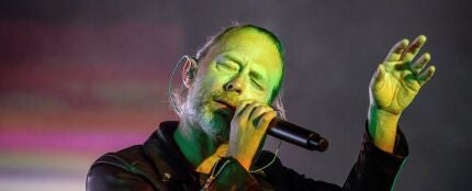 Thomas Yorke, vocalista de la banda británica Radiohead.
