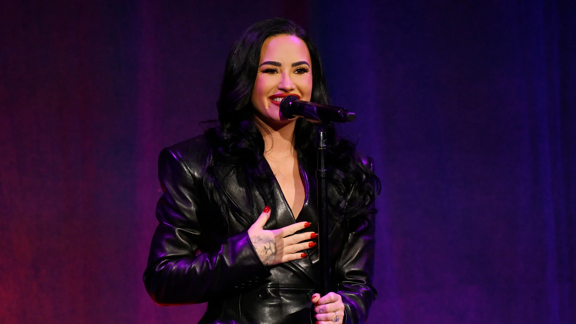 La cantante Demi Lovato La cantante Demi Lovato