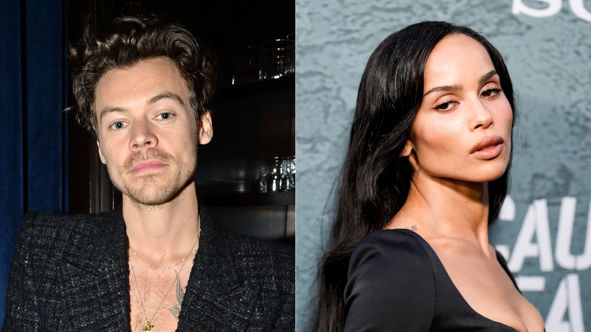 Harry Styles y Zoë Kravitz Harry Styles y Zoë Kravitz
