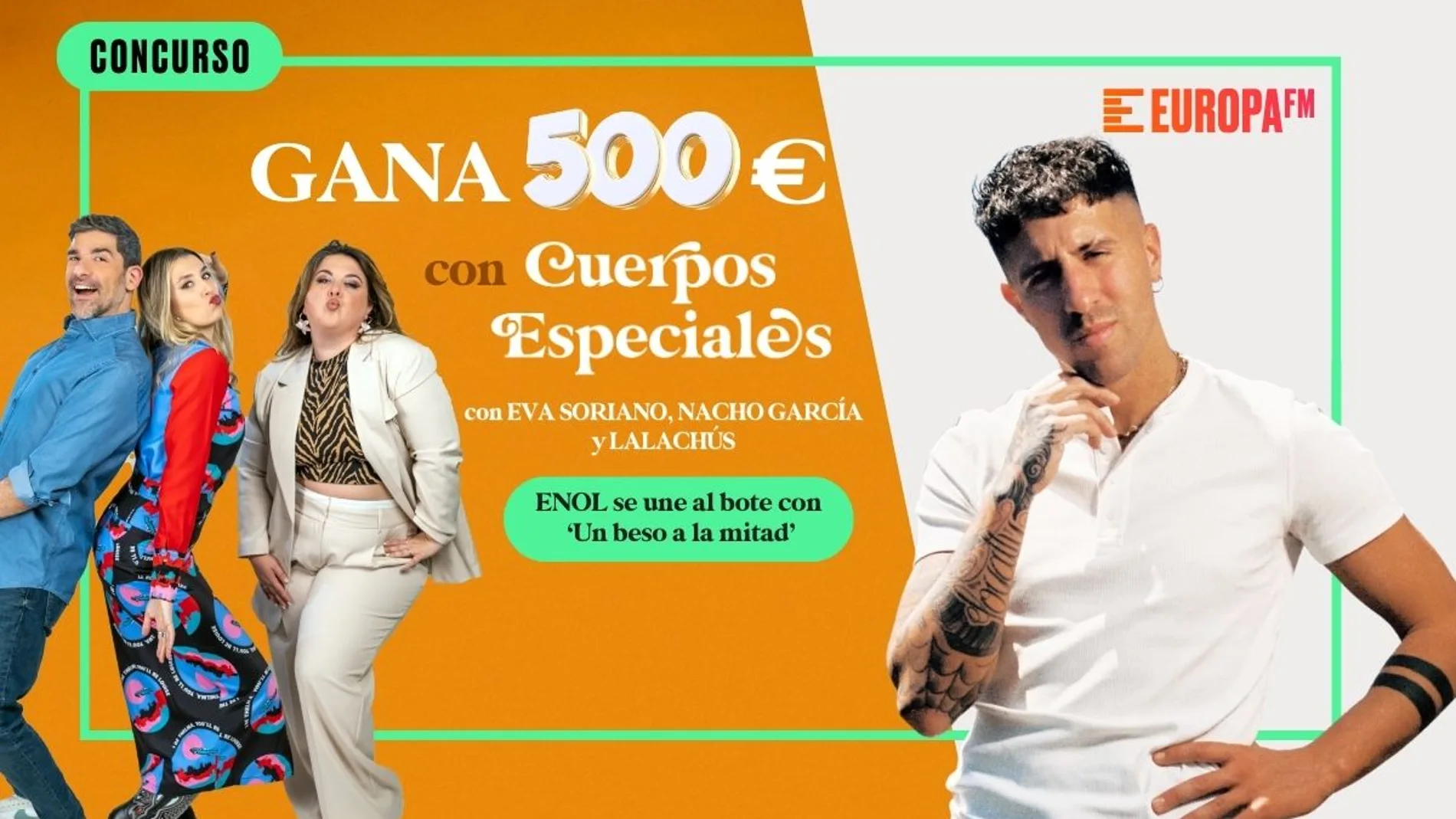 Bases legales del concurso 'Pilla la cita y gana la guita' con ENOL en Cuerpos especiales Bases legales del concurso 'Pilla la cita y gana la guita' con ENOL en Cuerpos especiales