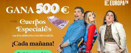 Pilla la cita y gana la guita regala 500 euros cada día a un oyente de 'Cuerpos especiales' Pilla la cita y gana la guita regala 500 euros cada día a un oyente de 'Cuerpos especiales'