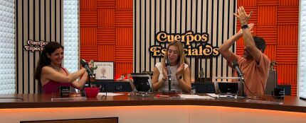 Espido Freire, en la mesa de Cuerpos especiales. Espido Freire, en la mesa de Cuerpos especiales.