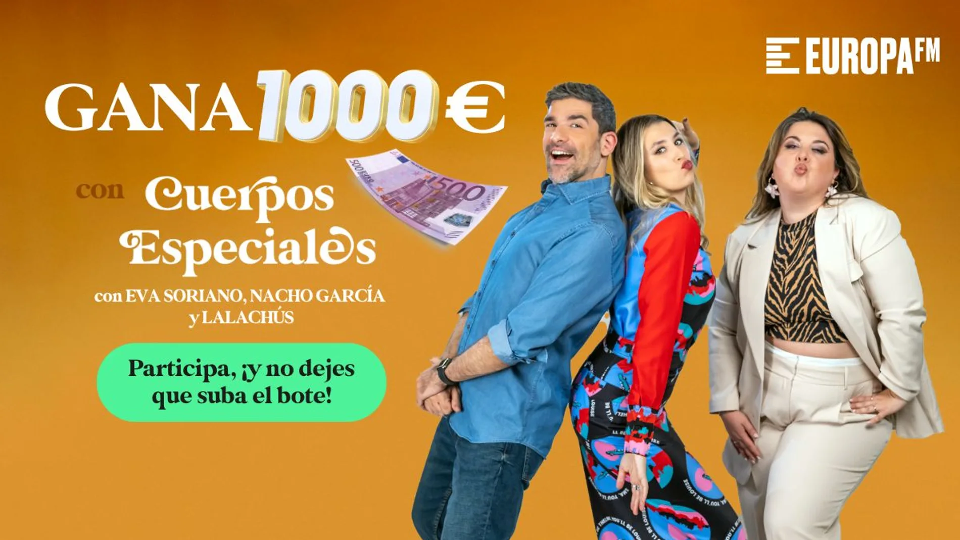 Pilla la cita y gana la guita' en 'Cuerpos especiales' 1.000 euros Pilla la cita y gana la guita' en 'Cuerpos especiales' 1.000 euros