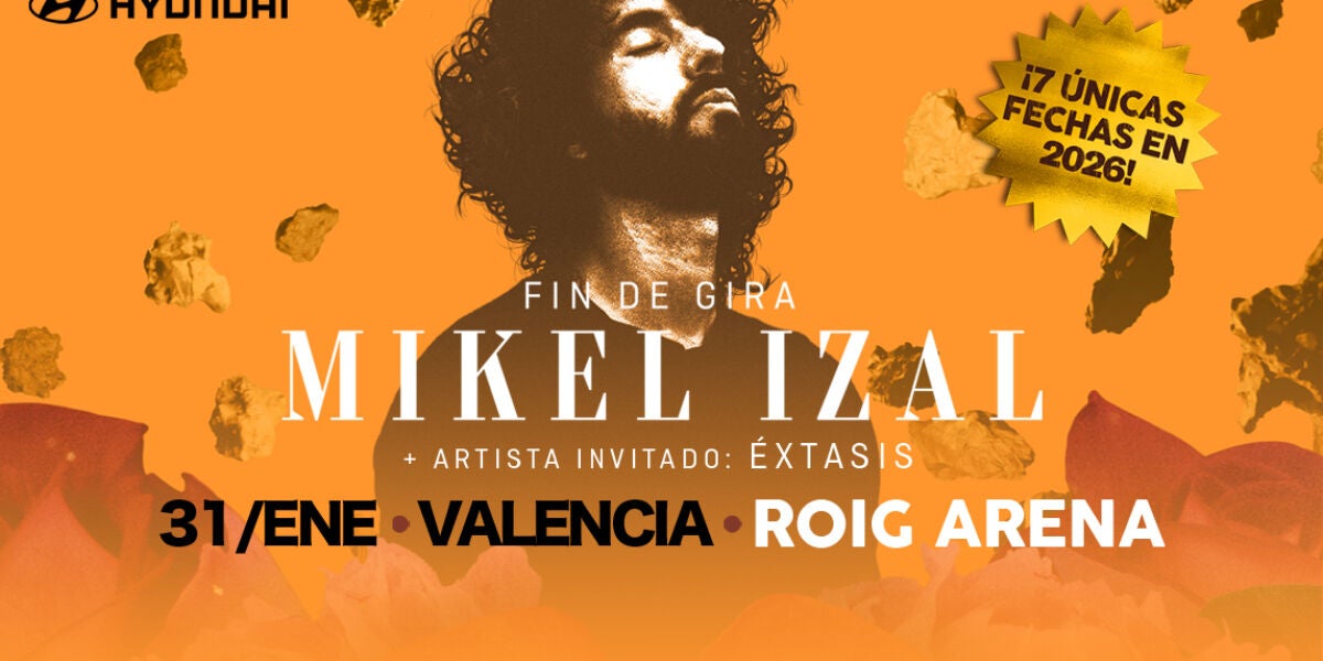 Valencia será la séptima ciudad del Fin de Gira El Miedo y El Paraíso de Mikel Izal