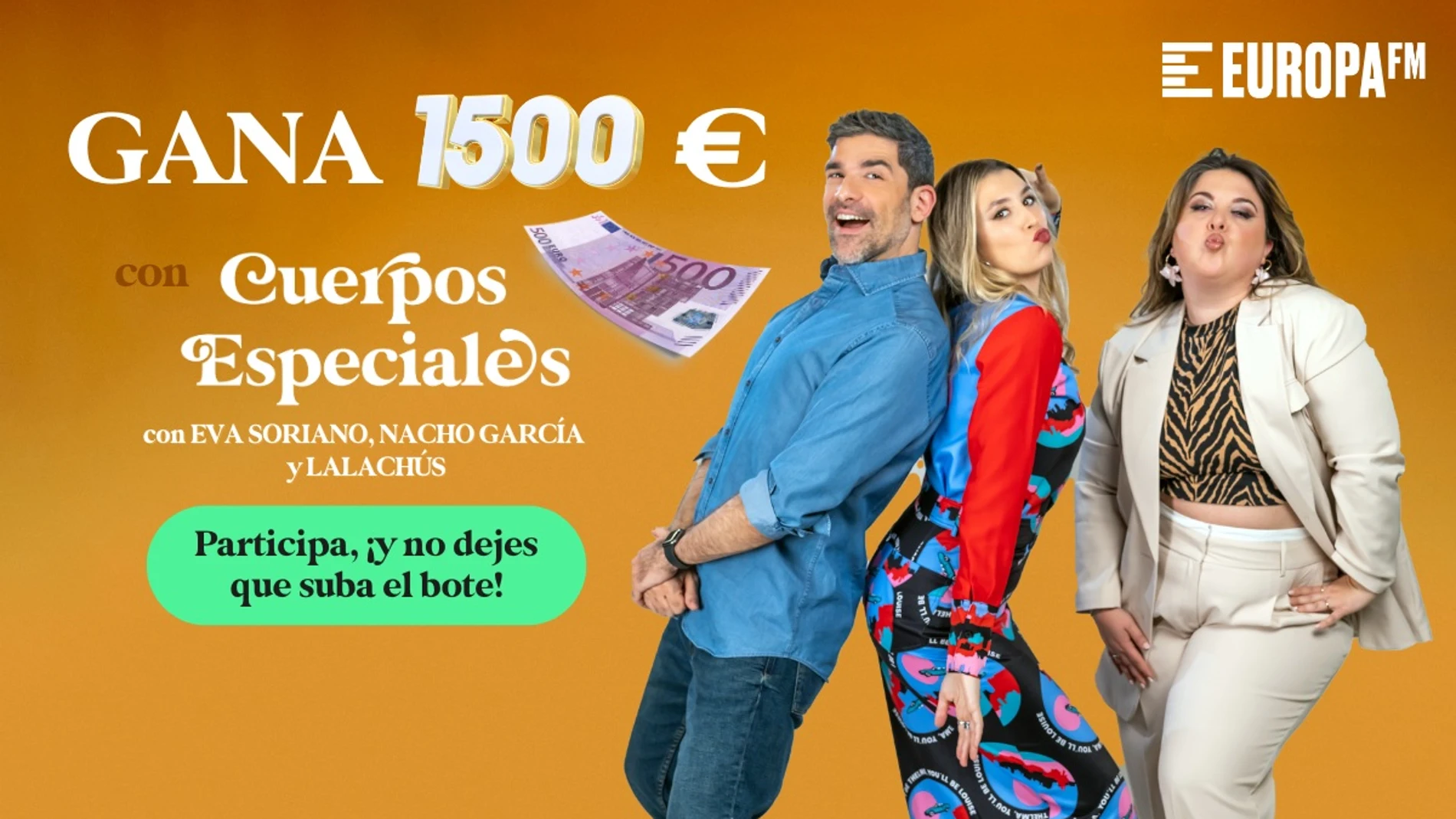 Participa en 'Pilla la cita y gana la guita' y llévate 1.500 euros con 'Cuerpos especiales' Participa en 'Pilla la cita y gana la guita' y llévate 1.500 euros con 'Cuerpos especiales'