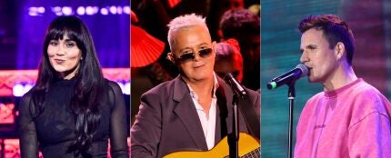 Aitana, Alejandro Sanz y Dani Martín Aitana, Alejandro Sanz y Dani Martín