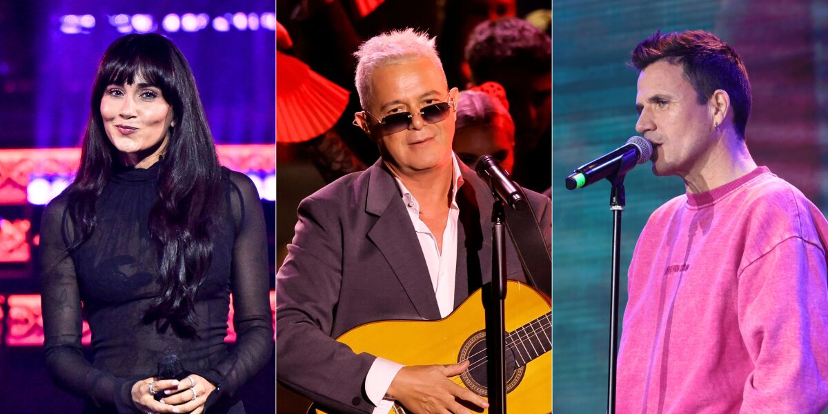 Aitana, Alejandro Sanz y Dani Martín