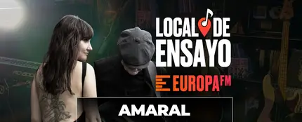 Consigue una invitación doble para ver a Amaral en el Local de Ensayo Europa FM Consigue una invitación doble para ver a Amaral en el Local de Ensayo Europa FM