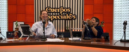 Eva Soriano y Nacho García en Cuerpos especiales. Eva Soriano y Nacho García en Cuerpos especiales.