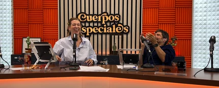 Eva Soriano y Nacho García en Cuerpos especiales. Eva Soriano y Nacho García en Cuerpos especiales.