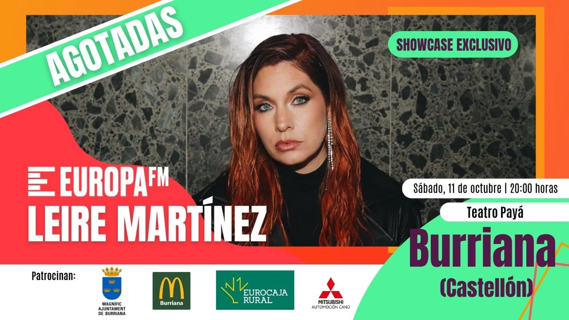 Agotadas las invitaciones para el showcase exclusivo de Leire Martínez en Burriana Agotadas las invitaciones para el showcase exclusivo de Leire Martínez en Burriana