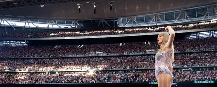 Taylor Swift durante su paso por el Santiago Bernabéu en mayo de 2024 Taylor Swift durante su paso por el Santiago Bernabéu en mayo de 2024