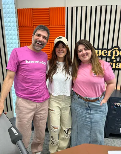 Vanes Martín con Nacho García y Lalachus Vanes Martín con Nacho García y Lalachus
