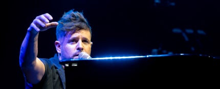 Pablo L&oacute;pez en el concierto de Europa FM de las Fiestas del Pilar de Zaragoza