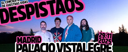Todo sobre el concierto de Despistaos el 29 de noviembre en el Palacio de Vista Alegre de Madrid Todo sobre el concierto de Despistaos el 29 de noviembre en el Palacio de Vista Alegre de Madrid