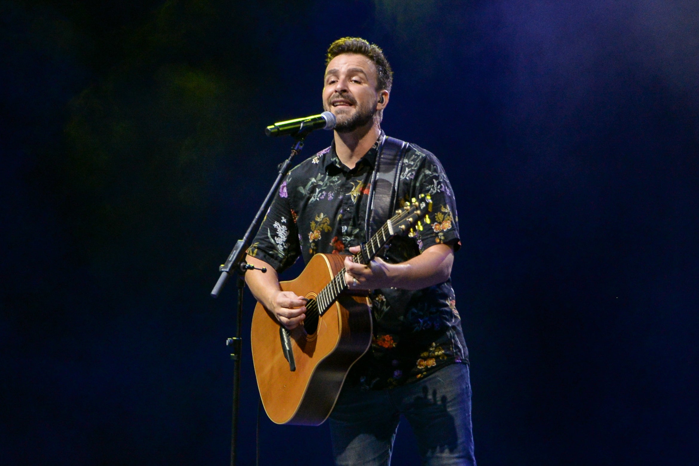 Diego Cantero, vocalista de Funambulista, en un concierto en 2020 Diego Cantero, vocalista de Funambulista, en un concierto en 2020